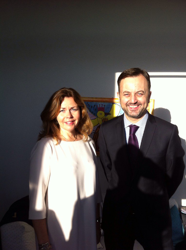 François Decoster (FR/UDI) meets Cecilia Wikström MEP to discuss EU migration crisis