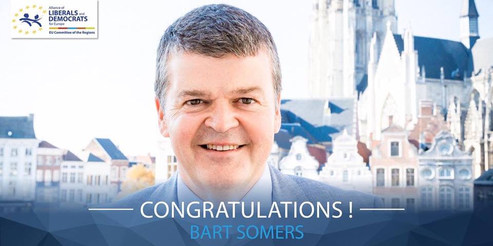 Bart Somers elected as new ALDE CoR President