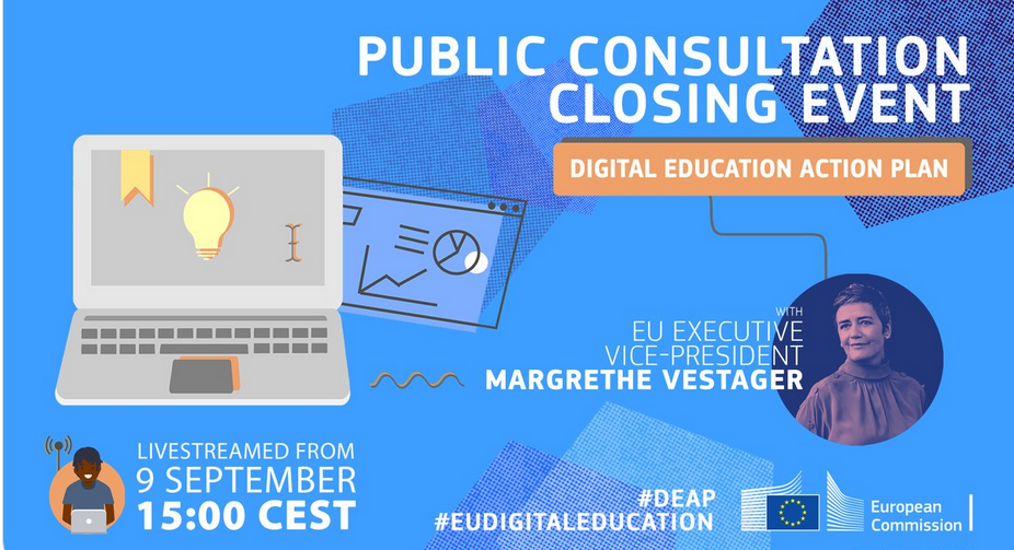 Gillian Coughlan discusses European Digital Education Plan with Margrethe Vestager