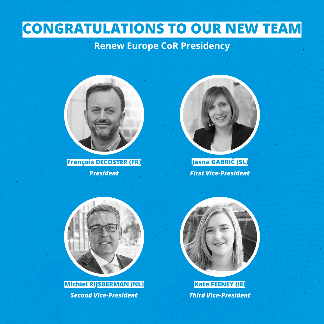 New Renew Europe CoR team