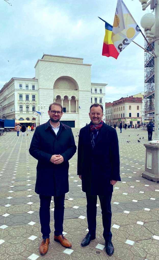 Unifying citizens through Culture: Timisoara capital of culture launch with Mayors Fritz, Decoster
