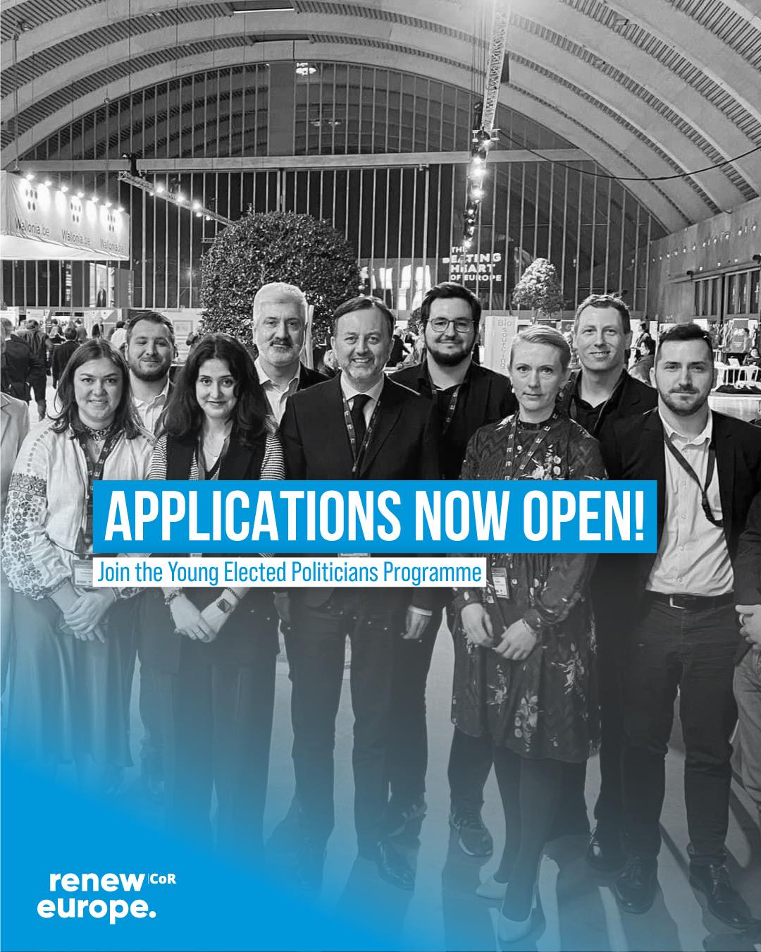 Apply now for the 2024 Young Elected Politician Programme!